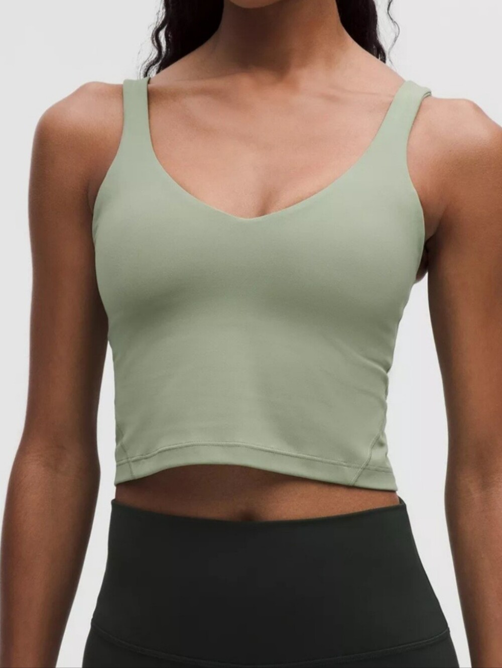 Lululemon Cropped Tank Top.  Athletic Bra